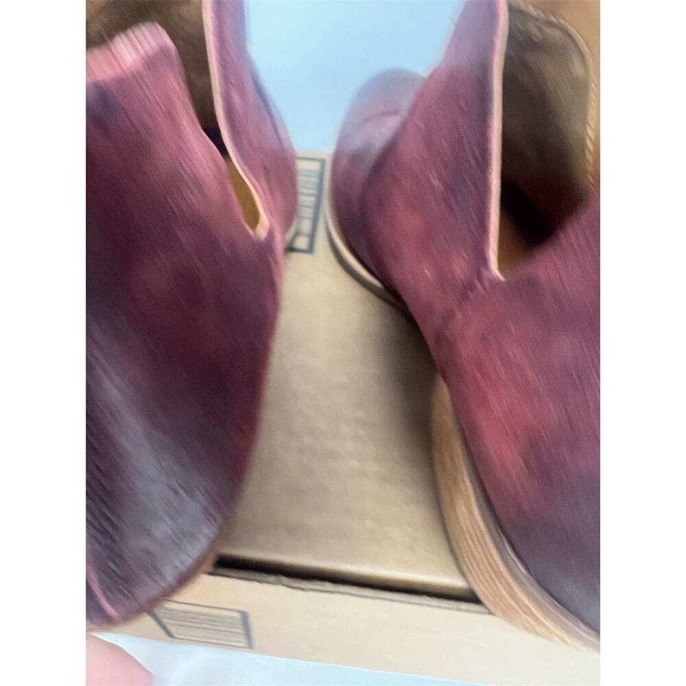Kork-Ease Women's Skye Red Leather Ankle Boots Size 8M - Picture 10 of 12